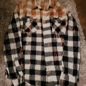 Levi's bleached button down shirt